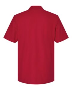 Gildan 64800 Unisex Softstyle® Pique Polo – Cherry Red (back)