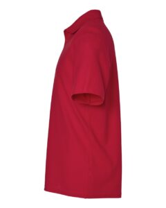 Gildan 64800 Unisex Softstyle® Pique Polo – Cherry Red (side)