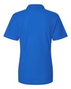 Gildan 64800L Women’s Softstyle® Pique Polo – Royal (back)
