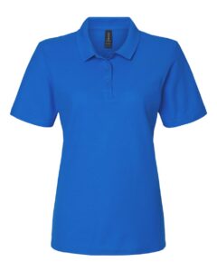 Gildan 64800L Women’s Softstyle® Pique Polo – Royal