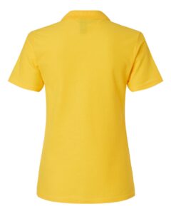 Gildan 64800L Women’s Softstyle® Pique Polo – Daisy (back)
