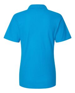 Gildan 64800L Women’s Softstyle® Pique Polo – Sapphire (back)