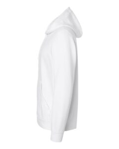 Adidas A432 Unisex Fleece Hooded Sweatshirt – White (side)