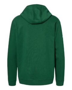 Adidas A432 Unisex Fleece Hooded Sweatshirt – Collegiate Green (back)