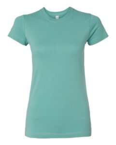 LAT 3616 Women’s Fitted Fine Jersey Tee – Saltwater