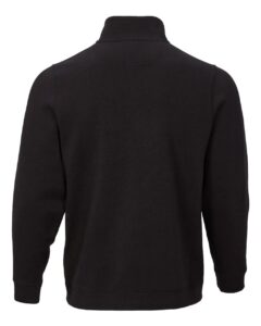 Boxercraft BM5202 Unisex Fleece Quarter-Zip Pullover – Black (back)