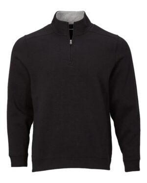 Boxercraft BM5202 Unisex Fleece Quarter-Zip Pullover – Black