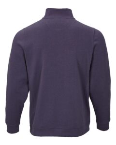 Boxercraft BM5202 Unisex Fleece Quarter-Zip Pullover – Mystic (back)