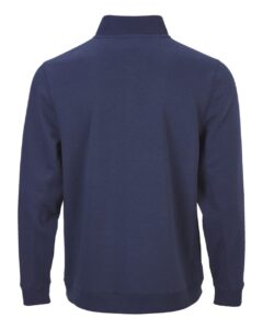 Boxercraft BM5202 Unisex Fleece Quarter-Zip Pullover – Navy (back)
