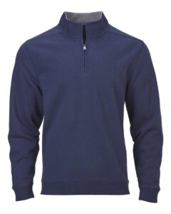 Boxercraft BM5202 Unisex Fleece Quarter-Zip Pullover – Navy