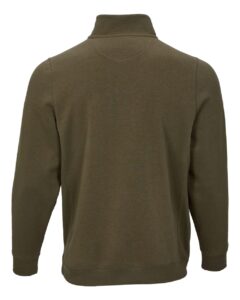 Boxercraft BM5202 Unisex Fleece Quarter-Zip Pullover – Olive (back)