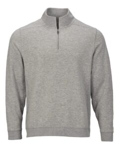 Boxercraft BM5202 Unisex Fleece Quarter-Zip Pullover – Oxford Heather