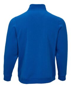 Boxercraft BM5202 Unisex Fleece Quarter-Zip Pullover – True Royal (back)