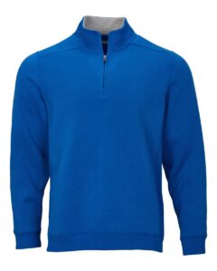 Boxercraft BM5202 Unisex Fleece Quarter-Zip Pullover – True Royal