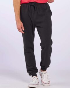 Boxercraft BM6602 Unisex Fleece Joggers – Black (on model)