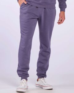Boxercraft BM6602 Unisex Fleece Joggers – Mystic (on model)