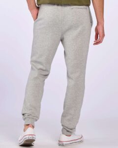 Boxercraft BM6602 Unisex Fleece Joggers – Oxford Heather (on model back)