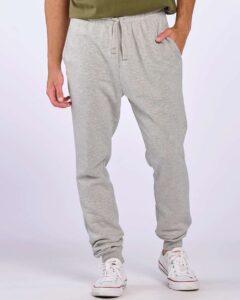 Boxercraft BM6602 Unisex Fleece Joggers – Oxford Heather (on model)