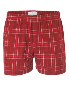 Boxercraft BM6701 Men’s Double Brushed Flannel Boxers – Crimson Field Day Plaid