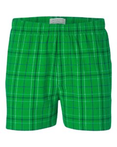 Boxercraft BM6701 Men’s Double Brushed Flannel Boxers – Kelly Field Day Plaid
