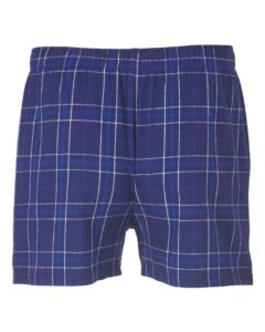 Boxercraft BM6701 Men’s Double Brushed Flannel Boxers – Navy Field Day Plaid (back)