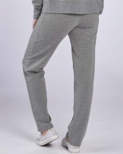 Boxercraft BW6601 Women’s Dream Fleece Pants – Oxford Heather (on model side)