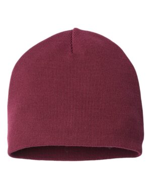 Atlantis Headwear YALA Sustainable Beanie – Burgundy