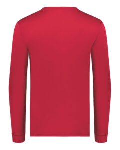Augusta Sportswear 788 Unisex Nexgen Performance Long Sleeve T-Shirt – Scarlet (back)