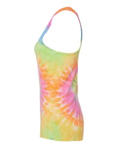 Colortone 3400 Women’s Tie-Dyed Racerback Tank Top – Eternity (side)