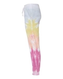 Colortone 8999 Unisex Tie-Dyed Joggers – Desert Rose (side)
