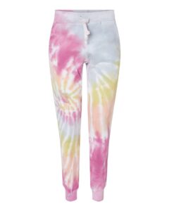 Colortone 8999 Unisex Tie-Dyed Joggers – Desert Rose