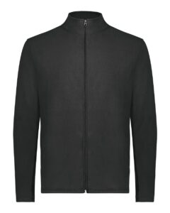 Augusta Sportswear 6861 Unisex Eco Revive™ Micro-Lite Fleece Full-Zip Jacket – Black