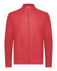 Augusta Sportswear 6861 Unisex Eco Revive™ Micro-Lite Fleece Full-Zip Jacket – Scarlet