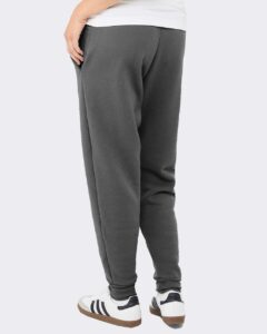 BELLA + CANVAS 3727 Unisex Sponge Fleece Joggers – Asphalt (on model back)