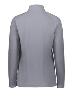 Augusta Sportswear 6864 Women’s Eco Revive™ Micro-Lite Fleece Quarter-Zip Pullover – Graphite (back)