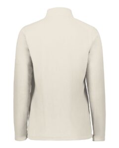 Augusta Sportswear 6864 Women’s Eco Revive™ Micro-Lite Fleece Quarter-Zip Pullover – Oyster (back)
