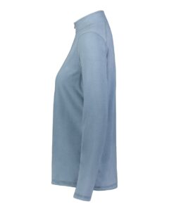 Augusta Sportswear 6864 Women’s Eco Revive™ Micro-Lite Fleece Quarter-Zip Pullover – Storm (side)