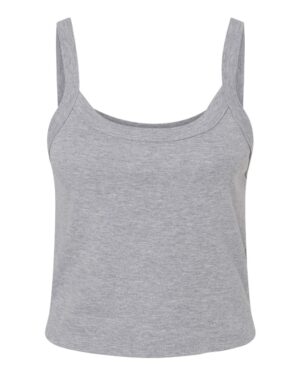 BELLA + CANVAS 1012 Women’s Micro Rib Spaghetti Strap Tank – Athletic Heather