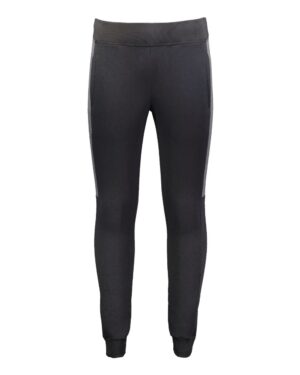 Augusta Sportswear 6870 Women’s Eco Revive™ Three-Season Joggers – Black/ Carbon Heather