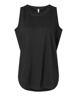 LAT 3592 Women’s Relaxed Fine Jersey Tank – Black