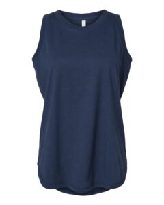 LAT 3592 Women’s Relaxed Fine Jersey Tank – Denim