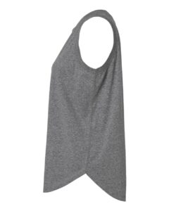 LAT 3592 Women’s Relaxed Fine Jersey Tank – Granite Heather (side)