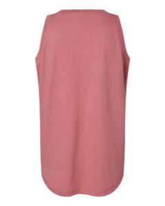 LAT 3592 Women’s Relaxed Fine Jersey Tank – Mauvelous (back)