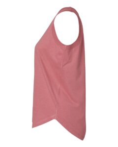 LAT 3592 Women’s Relaxed Fine Jersey Tank – Mauvelous (side)