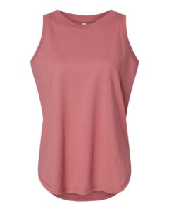 LAT 3592 Women’s Relaxed Fine Jersey Tank – Mauvelous
