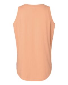 LAT 3592 Women’s Relaxed Fine Jersey Tank – Peachy (back)