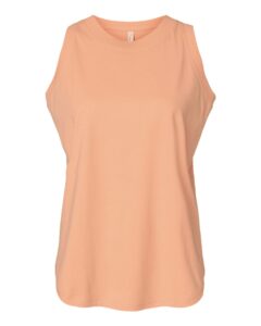 LAT 3592 Women’s Relaxed Fine Jersey Tank – Peachy
