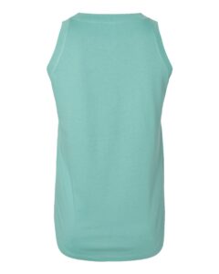 LAT 3592 Women’s Relaxed Fine Jersey Tank – Saltwater (back)