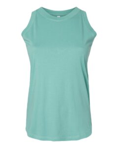 LAT 3592 Women’s Relaxed Fine Jersey Tank – Saltwater