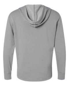 LAT 6936 Unisex Vintage Wash Hoodie Sweatshirt – Washed Grey (back)